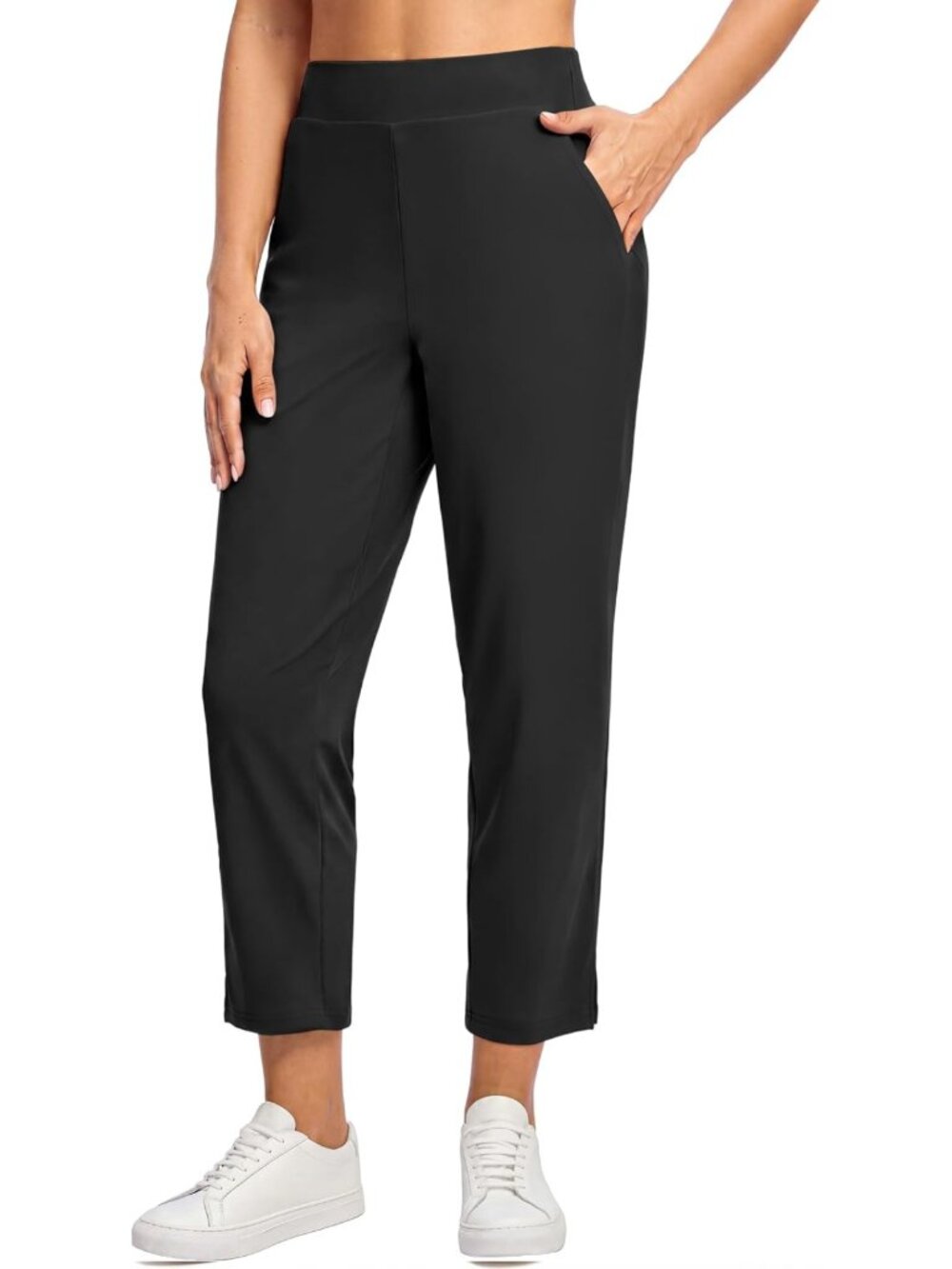 Women's 7/8 Ankle Travel Golf Pants with 3 Pockets - Stylish & Comfortable